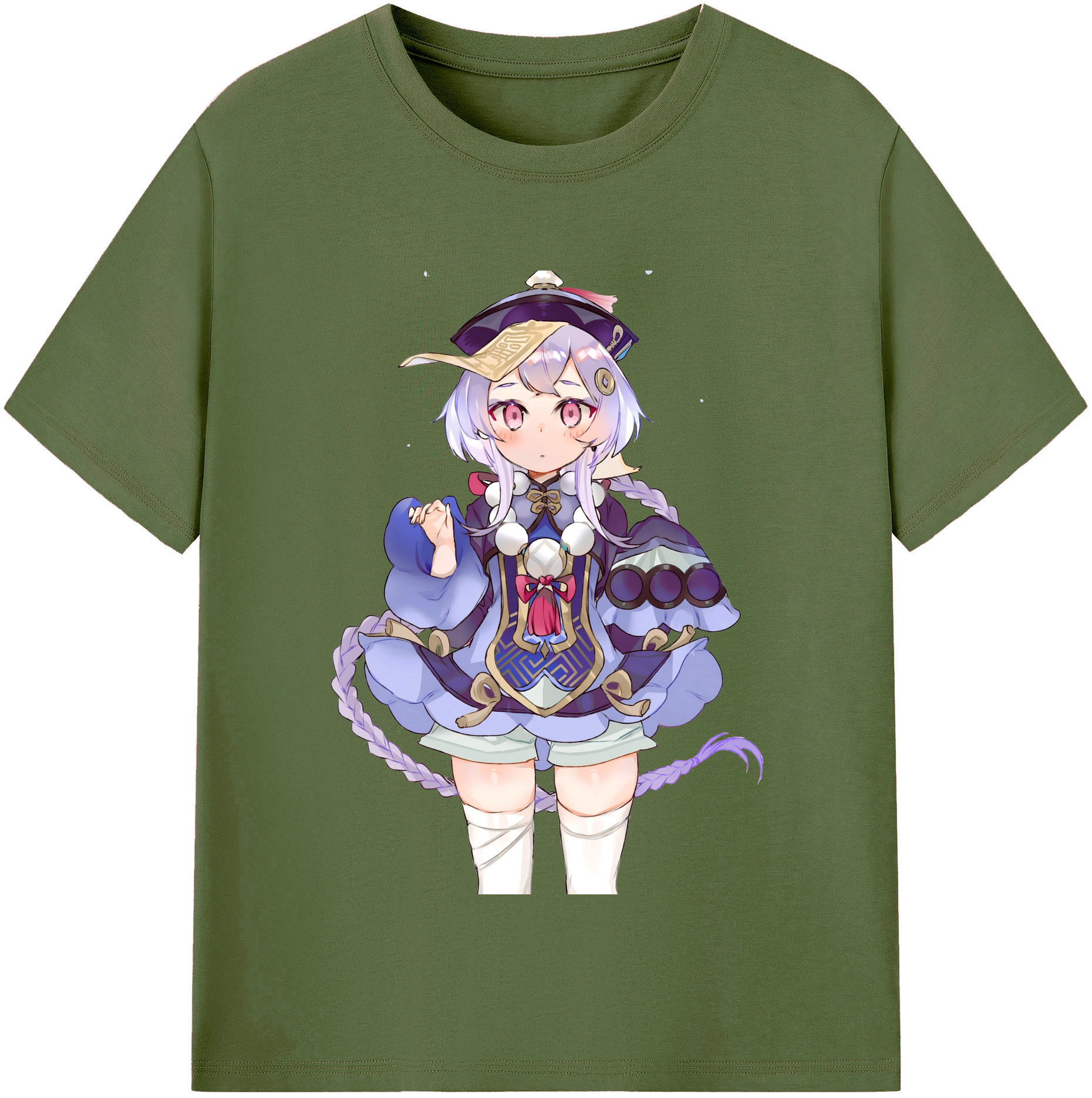 げんし神 七七 なな  genshin Nana 綿100％半袖Tシャツ（フロントプリント）